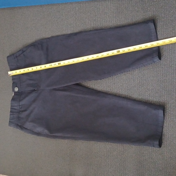 CHRISTOPHER BANKS blue capris pants. "Signature Comfort".  Size 4 - Picture 7 of 13
